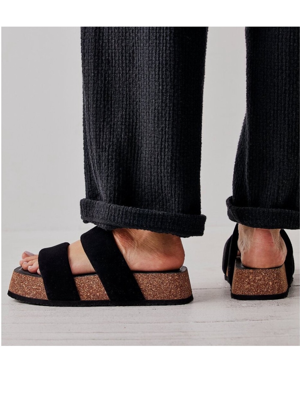 Free People Fairmont Platform Slide Sandals